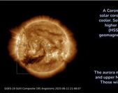 O gaură uriaşă s-a deschis în atmosfera Soarelui şi emite un vânt solar de mare viteză direct către Pământ, 11 iunie 2025 (X - screenshot)