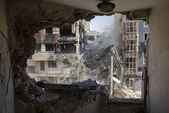 Clădiri bombardate de Israel în Teheran, 13 iunie 2025 (Majid Saeedi / Getty Images)