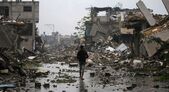Distrugere în Gaza (Eyad Baba/AFP via Getty Images)