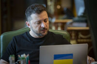 Preşedintele Ucrainei, Volodimir Zelenski (X - Volodimir Zelenski)