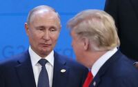 Vladimir Putin, Donald Trump, Buenos Aires, 30 noiembrie 2018 (Mikhail Svetlov/Getty Images)