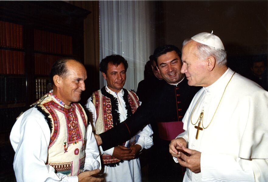 Martin Benedict şi Papa Ioan Paul II