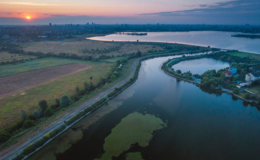 Dambovita la intrarea in Lacul Morii (Daniel Mirlea)