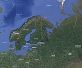 Amplasamentul unor base nucleare ale Rusiei, în curs de consolidare (Google Earth)