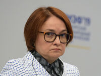 Elvira Nabiulina, guvernatoarea Băncii Centrale a Rusiei (AFP via Getty Images)