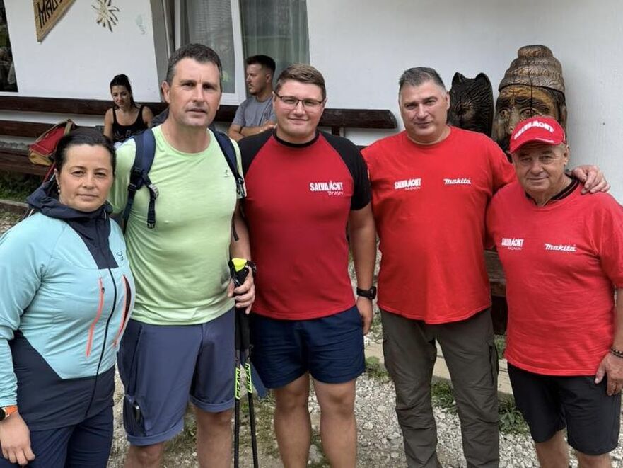 Tánczos Barna, întâlnire cu salvamontiştii