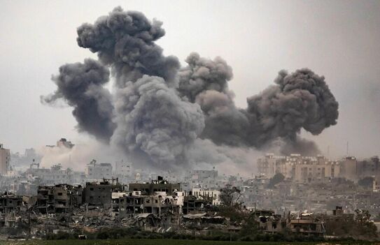 Bombardamente în Gaza - arhivă (FADEL SENNA / AFP via Getty Images)