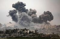 Bombardamente în Gaza - arhivă (FADEL SENNA / AFP via Getty Images)