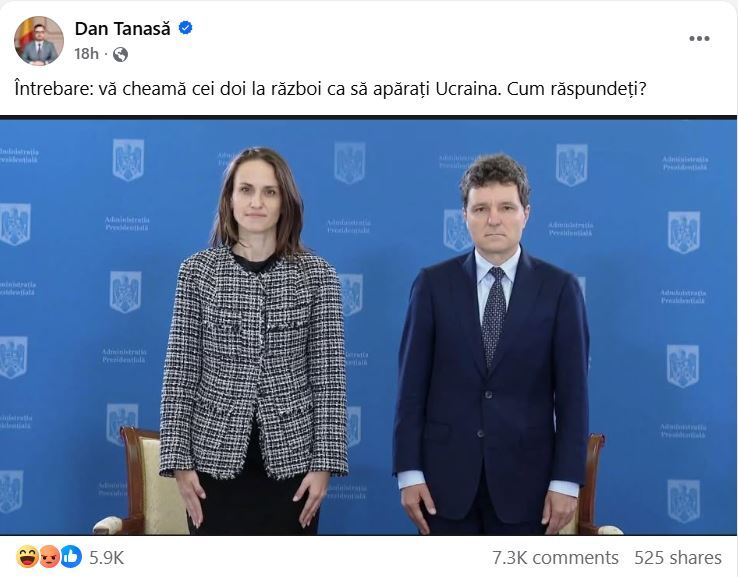 Postare a lui Dan Tanasa