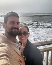 Novak şi Jelena Djokovic (Facebook)