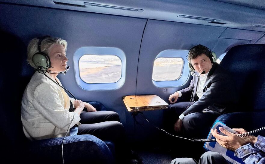 Nicuşor Dan şi Ursula von der Leyen