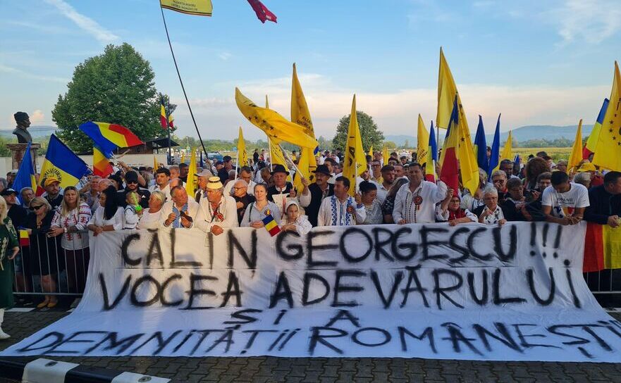 Protest pro-Călin Georgescu (George Simion)