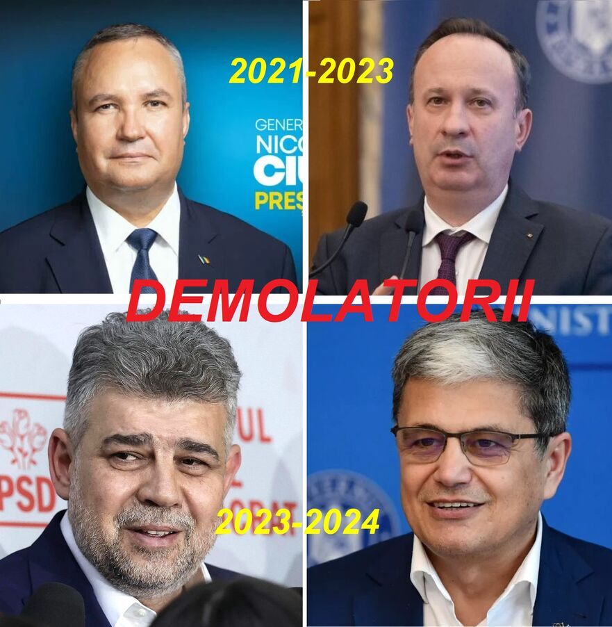 "Demolatorii" (Sorin Ioniţă / Facebook)