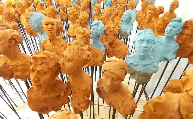 "Corul Inocenţilor" (detaliu) - artist Andrei Pandea (Epoch Times Romania)