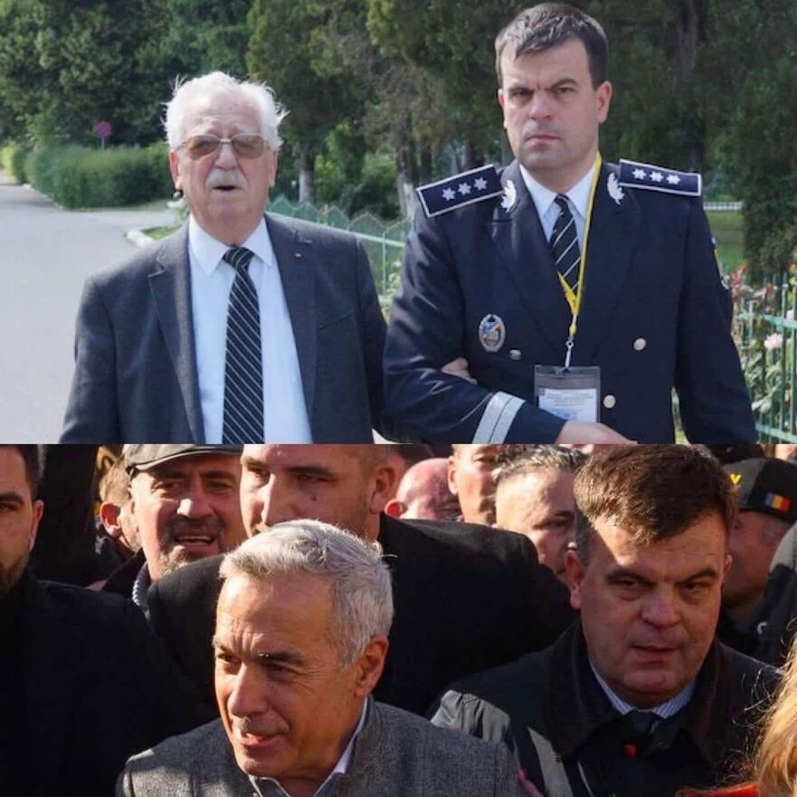 Nicolae Radu alături de Iulian Vlad şi de Călin Georgescu (Victor Ciutacu)