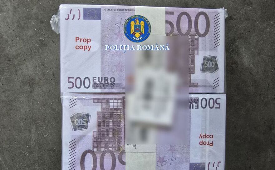 Captura record de bancnote false (Foto: Poliţia Română)