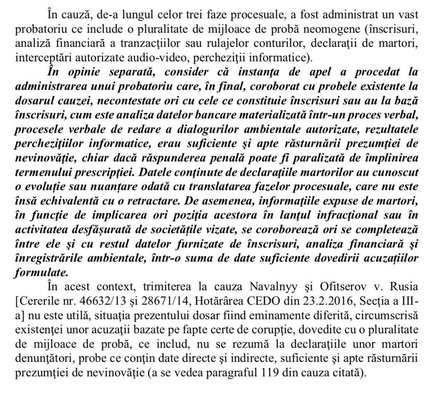 opinie separată (Ionel Stoica/Facebook)
