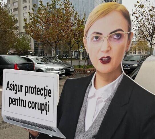 Protest anti-Lia Savonea ("Corupţia Ucide")