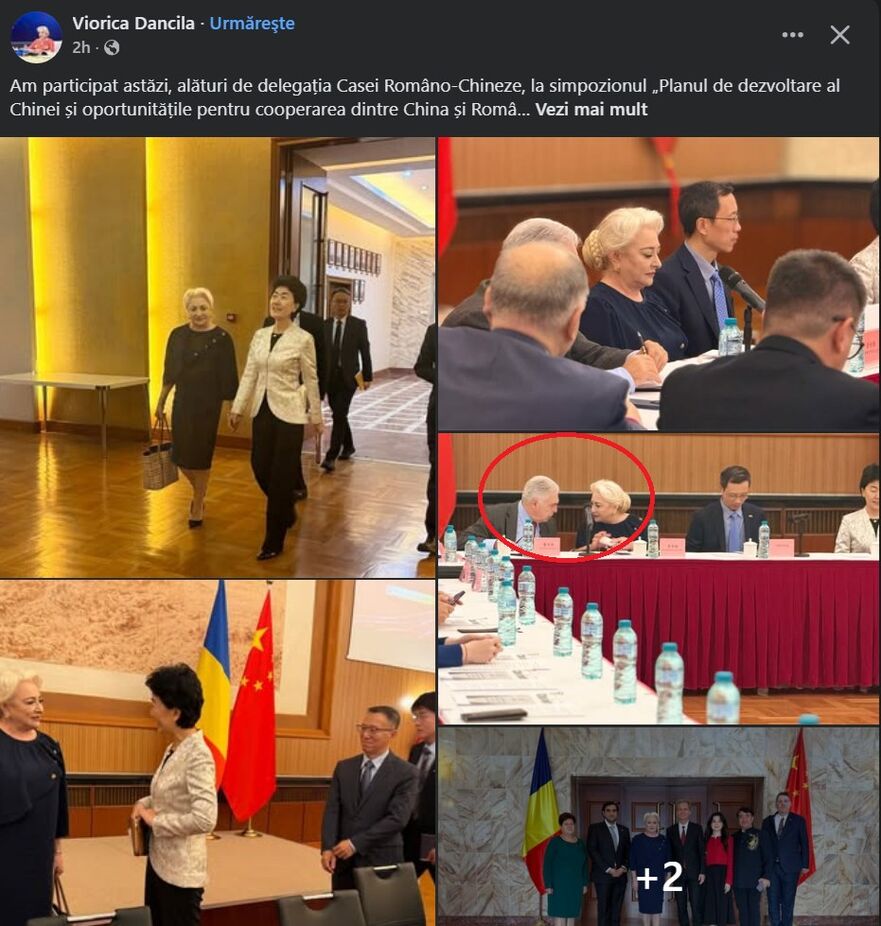 Viorica Dăncilă şi Adrian Severin (Viorica Dăncilă via Costin Andrieş / Facebook)