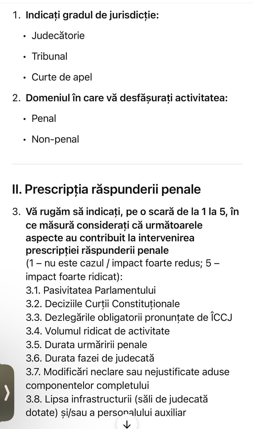 Chestionar (Facebook Stelian Ion)