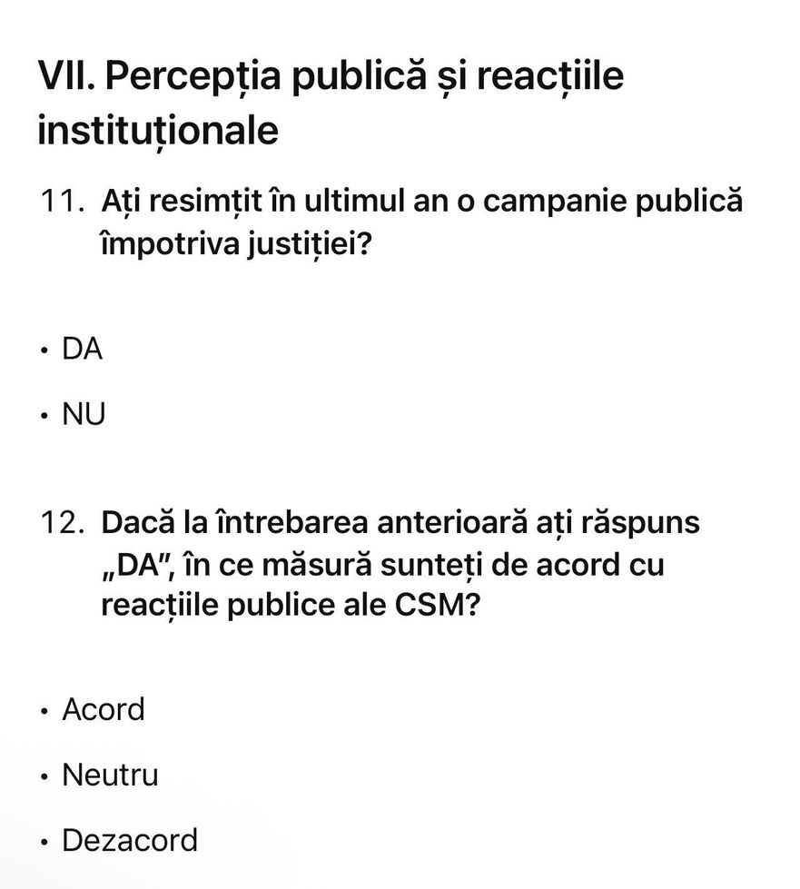 Chestionar (Facebook Stelian Ion)