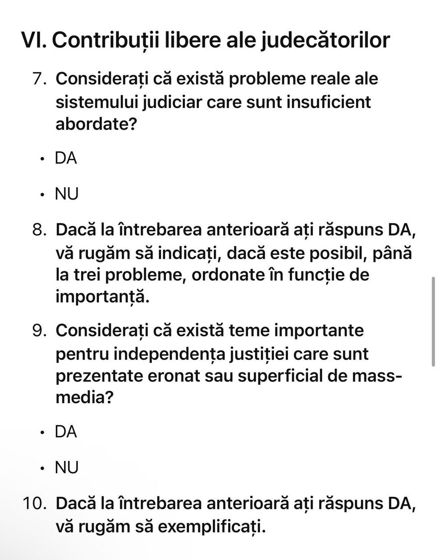 Chestionar (Facebook Stelian Ion)