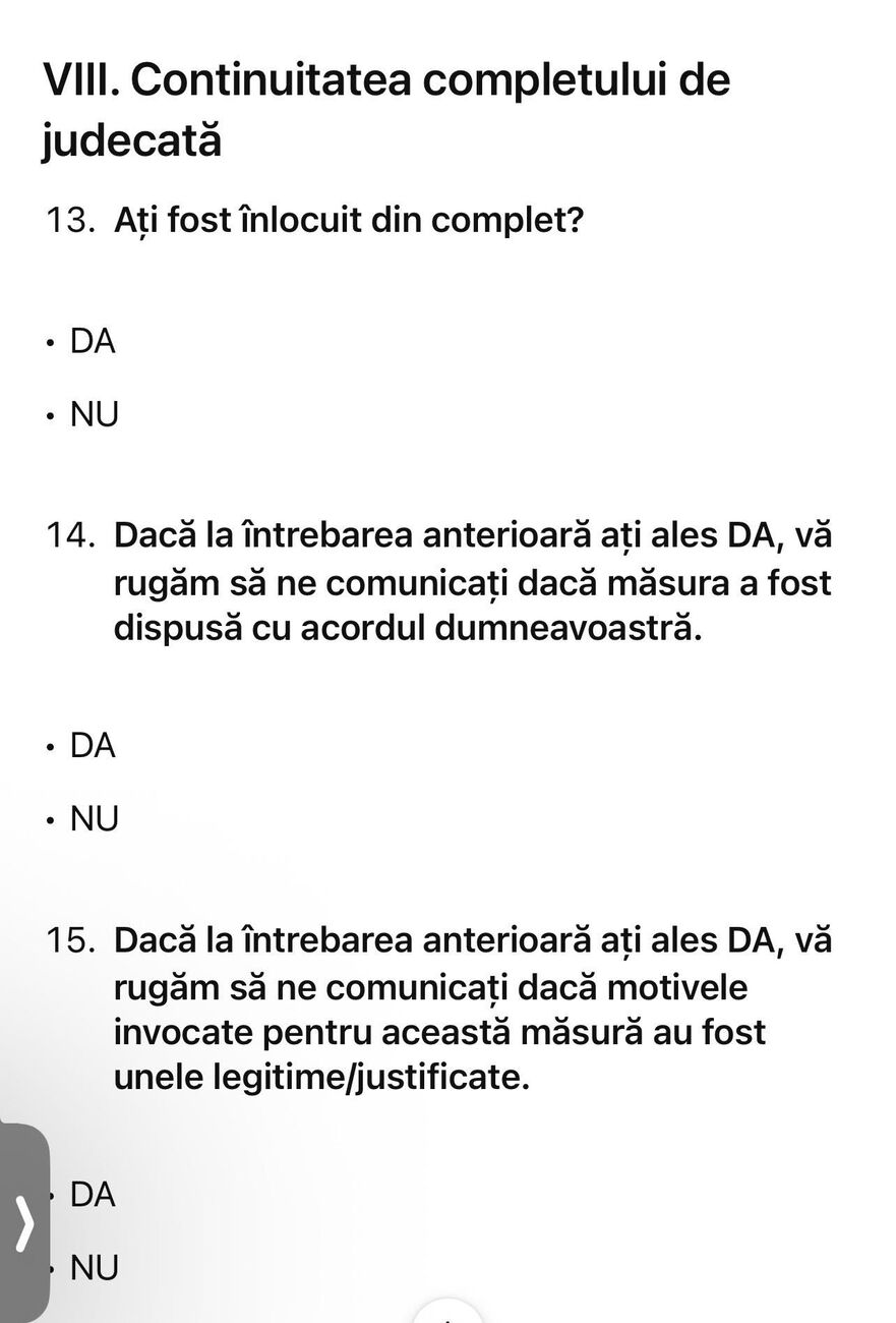 Chestionar (Facebook Stelian Ion)