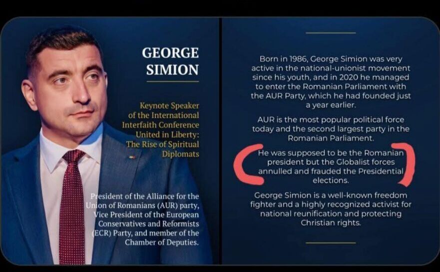 George Simion (Foto Facebook Gelu Vişan)